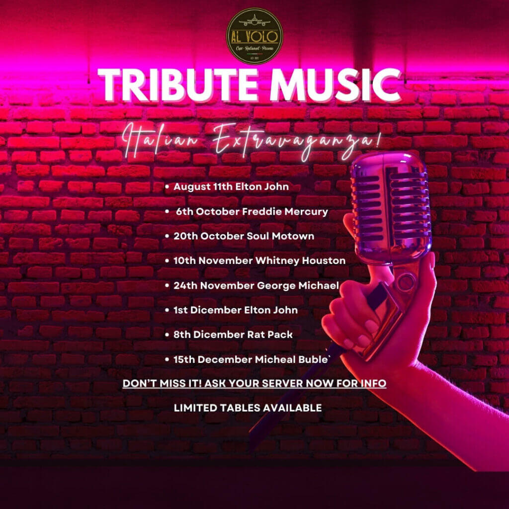 Posted image for Tribute music event for August 2024